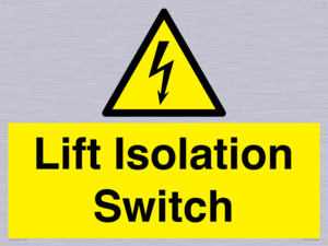 Lift Isolation Switch